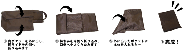 クリックで拡大表示(別窓) たたみ方